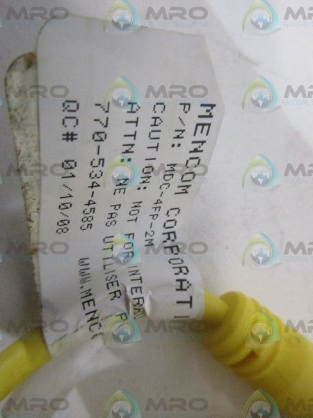 MENCOM MDC-4FP-2M M12 CORDSET NSNP