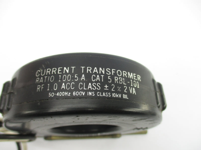 CURRENT TRANSFORMER 5RBL-101 600V NSNP