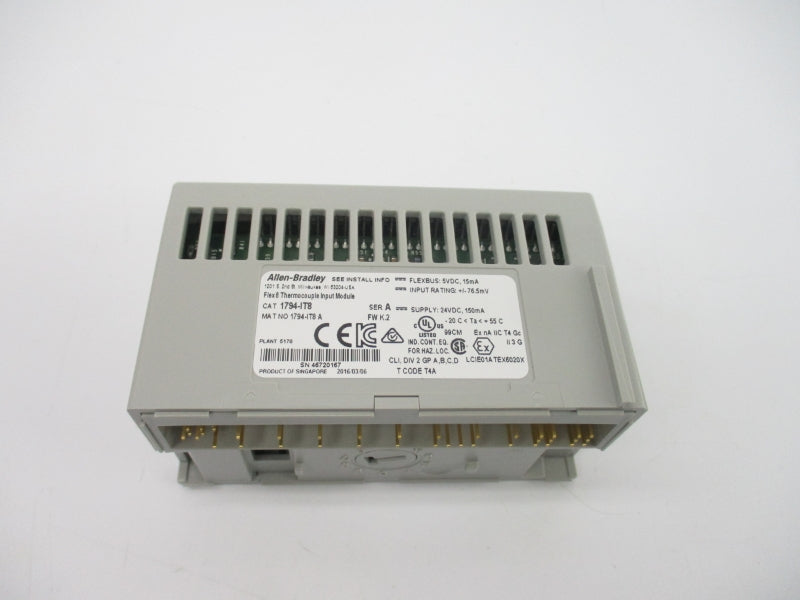 ALLEN BRADLEY 1794-IT8 SER. A F/W K.2 24VDC NSMP