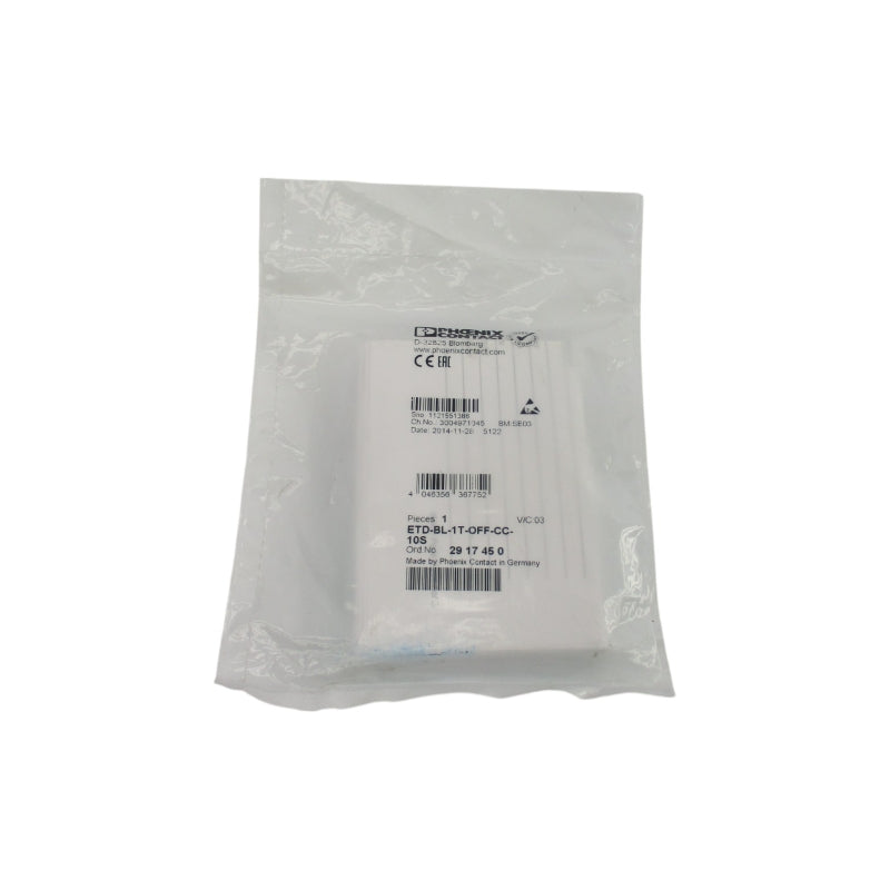PHOENIX CONTACT ETD-BL-1T-OFF-CC-10S 2917450 NSMP