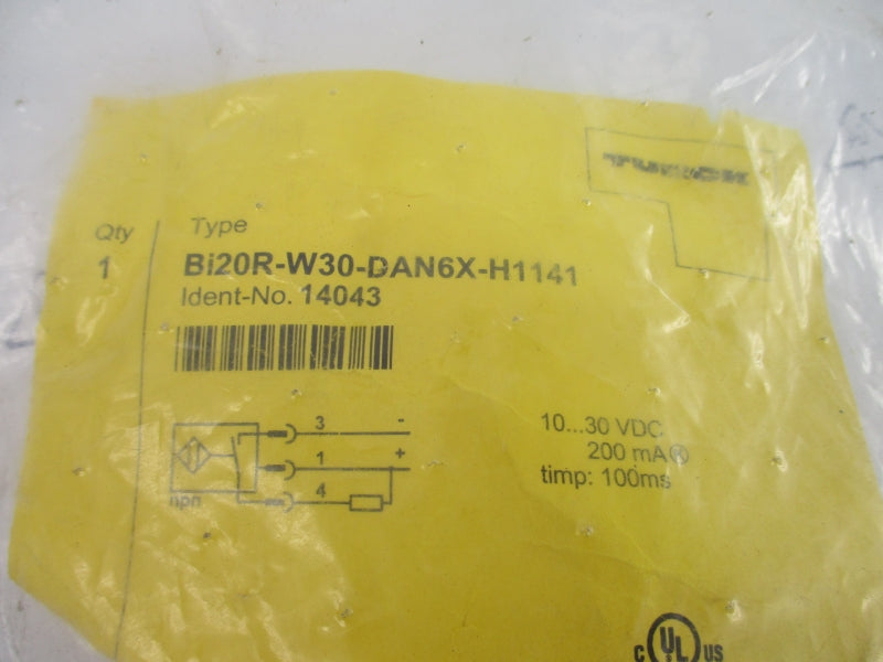 TURCK BI20R-W30-DAN6X-H1141 14043 10-30VDC NSMP
