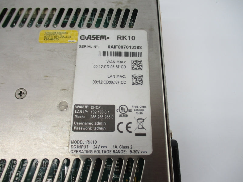 ASEM RK10 24V 1A NSNP
