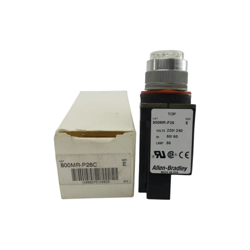 ALLEN BRADLEY 800MR-P26C SER. E 220/240V (WH) NSMP