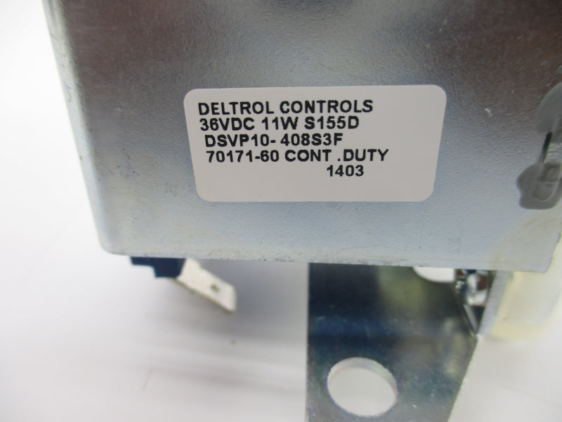 DELTROL CONTROLS DSVP10-408S3F 70171-60 36VDC NSNP