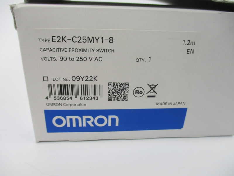 OMRON E2K-C25MY1-8 90-250VAC 1.2M NSMP