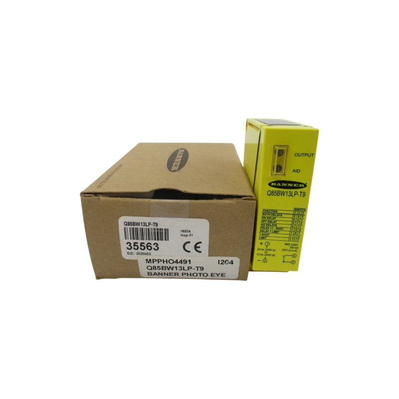 BANNER ENGINEERING Q85BW13LP-T9 35563 24-240VAC NSMP