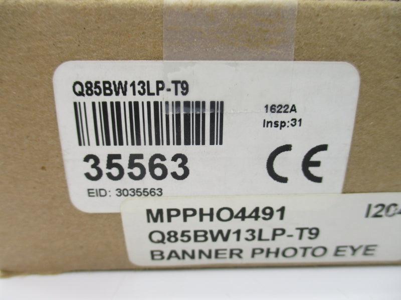 BANNER ENGINEERING Q85BW13LP-T9 35563 24-240VAC NSMP