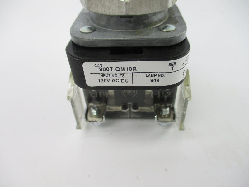 ALLEN BRADLEY 800T-QM10R SER. T 120VAC/DC NSNP