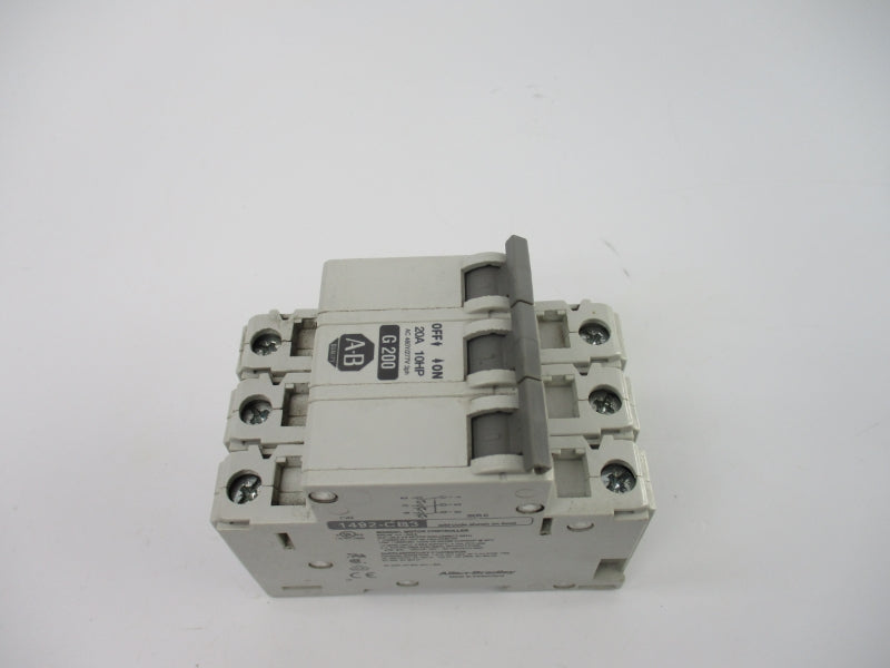 ALLEN BRADLEY 1492-CB3G200 SER. C 277VAC 20A UNMP
