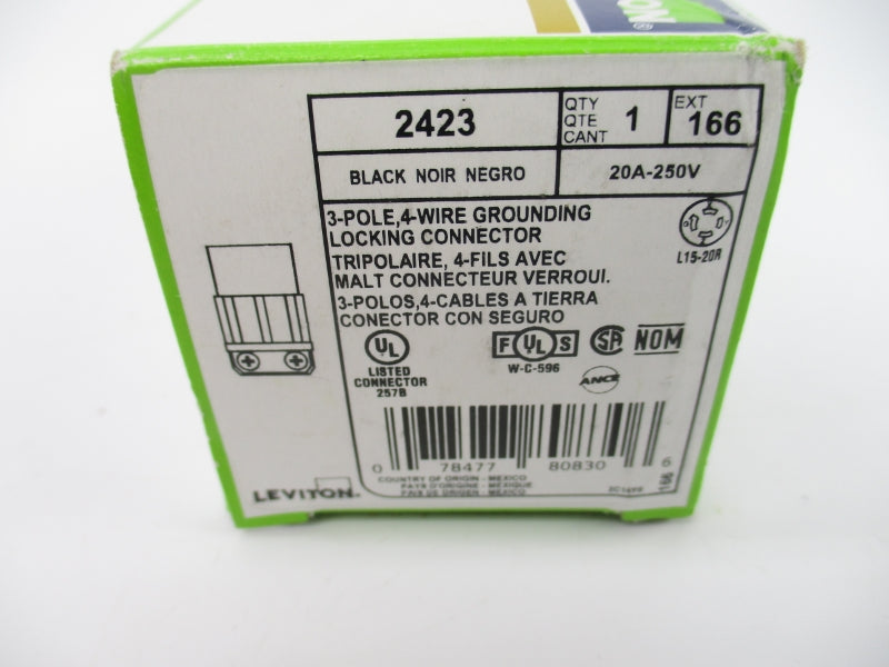 LEVITON 2423 250V 20A NSMP