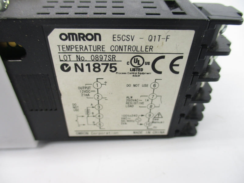 OMRON E5CSV-Q1T-F 250VAC 1A NSNP