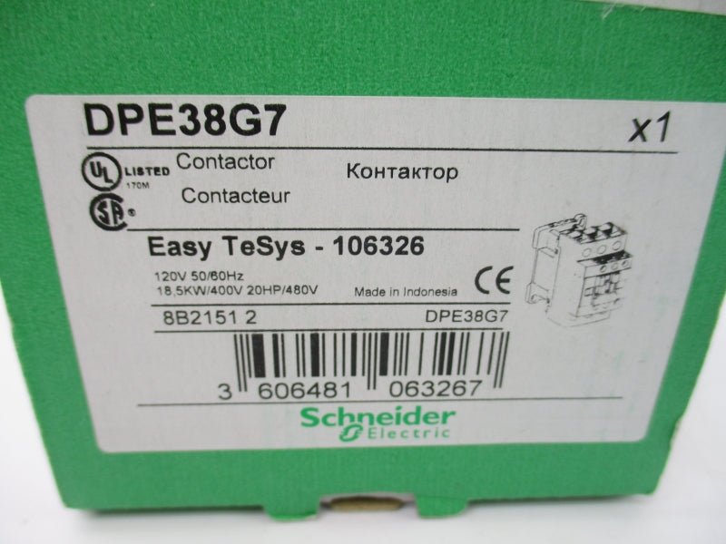 SCHNEIDER ELECTRIC DPE38G7 120V 52A NSMP