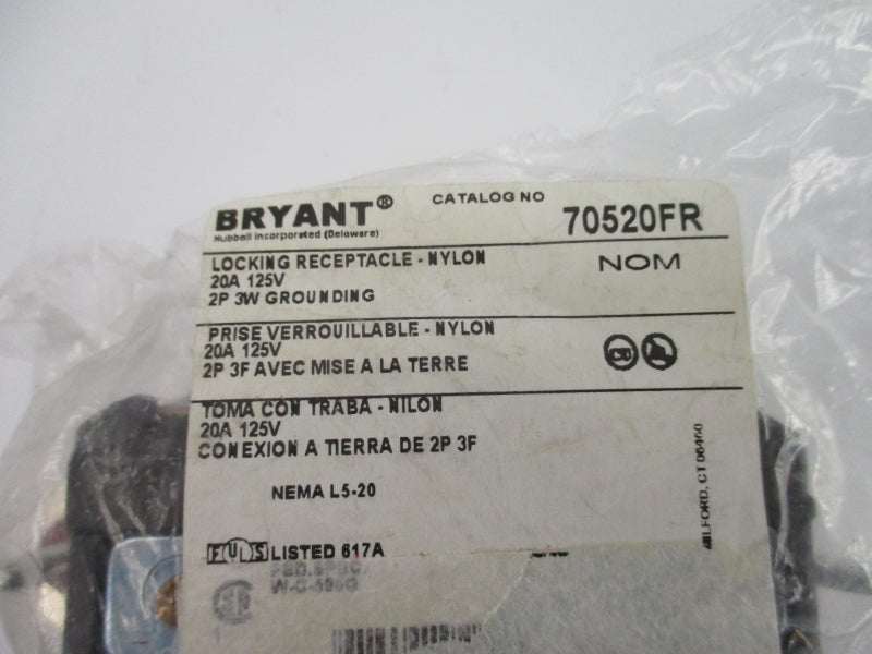BRYANT 705200FR 125V 20A NSMP