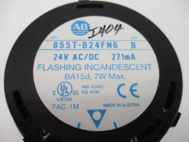 ALLEN BRADLEY 855T-B24FN6 SER. B 24VAC/DC NSNP