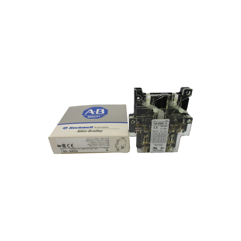 ALLEN BRADLEY 195-BA02 SER. A 600VAC 1.2A (GY/BL) NSMP