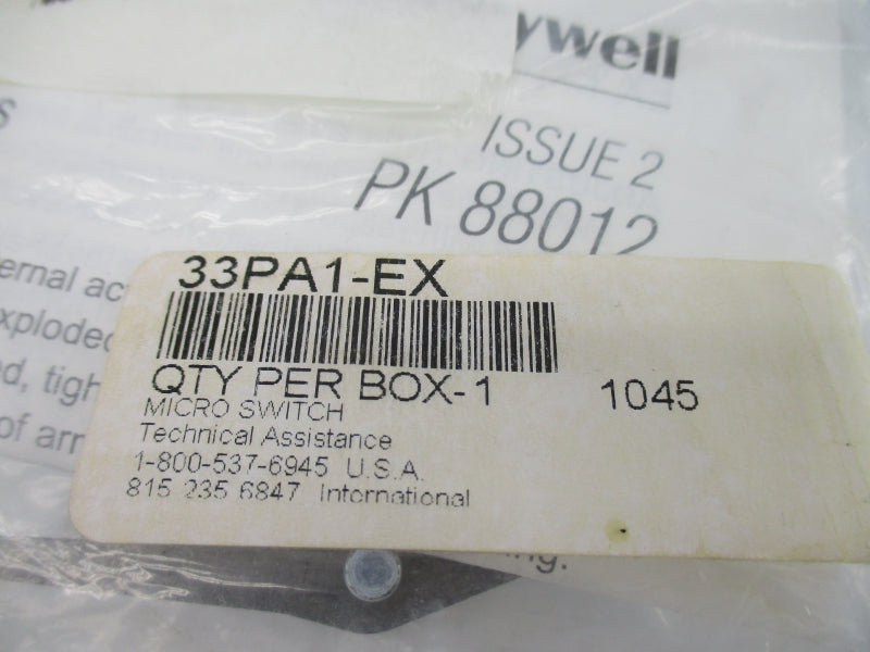 MICRO SWITCH 33PA1-EX NSMP