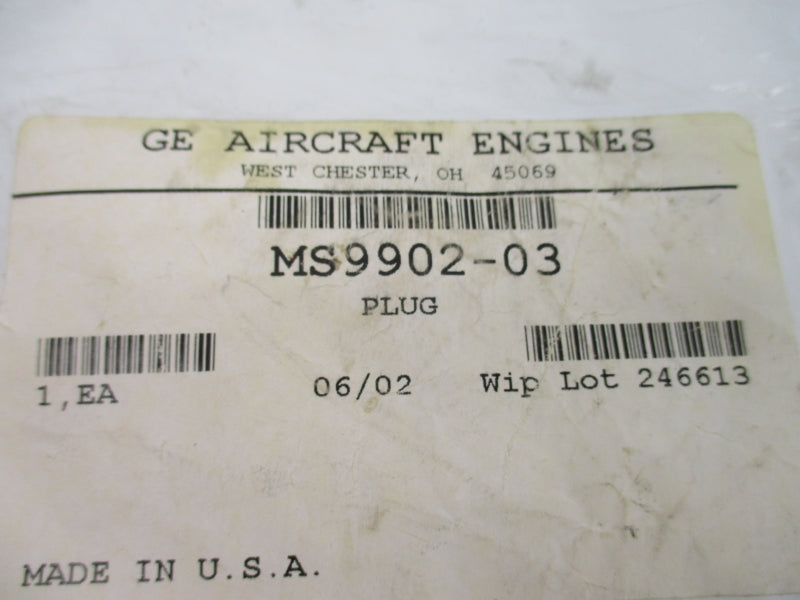 GE AIRCRAFT ENGINES MS9902-03 NSMP