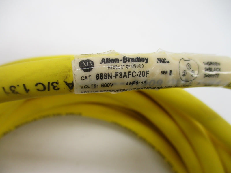 ALLEN BRADLEY 889N-F3AFC-20F SER. B 600V 13A NSNP