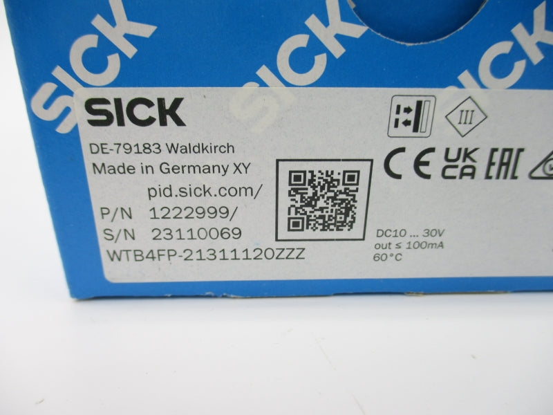 SICK 1222999 WTB4FP-21311120ZZZ 10-30VDC NSMP