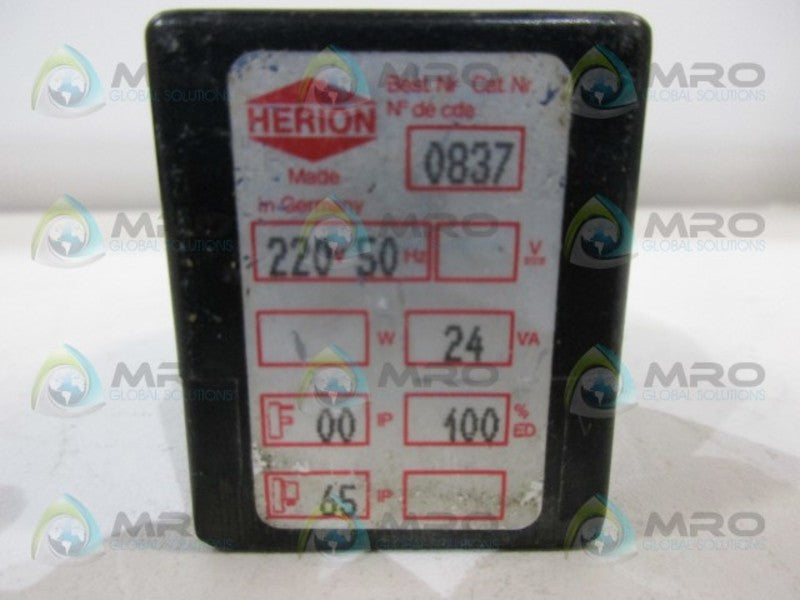 HERION 0837 COIL UNMP
