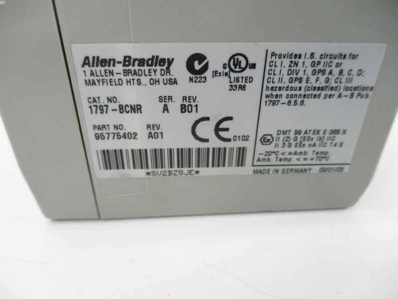 ALLEN BRADLEY 1797-BCNR SER. A REV. B01 NSNP