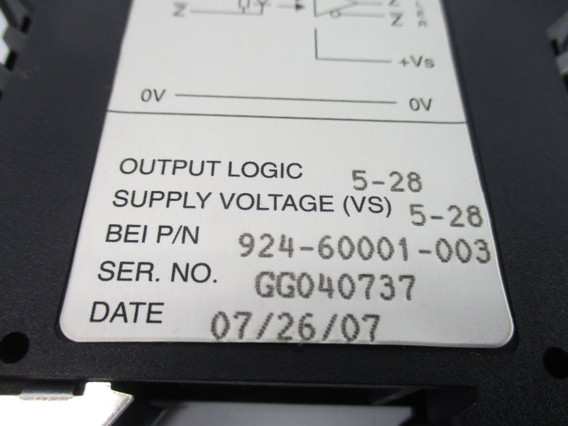 BEI 924-60001-003 EM-DR1-IC-5-TB-28V/V 5-28V NSNP