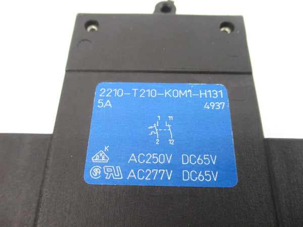 ETA 2210-T210-K0M1-H131 277VAC 5A NSNP