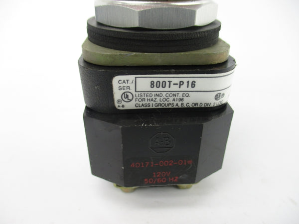 ALLEN BRADLEY 800T-P16R SER. T 120V NSNP