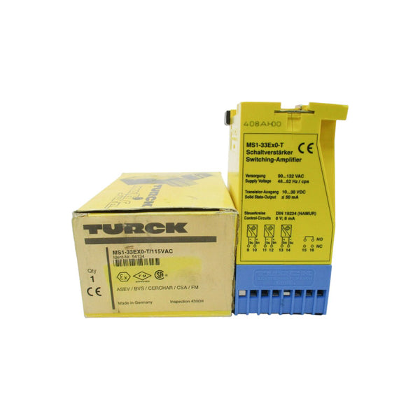 TURCK MS1-33EX0-T/115VAC 54134 90-132VAC NSMP