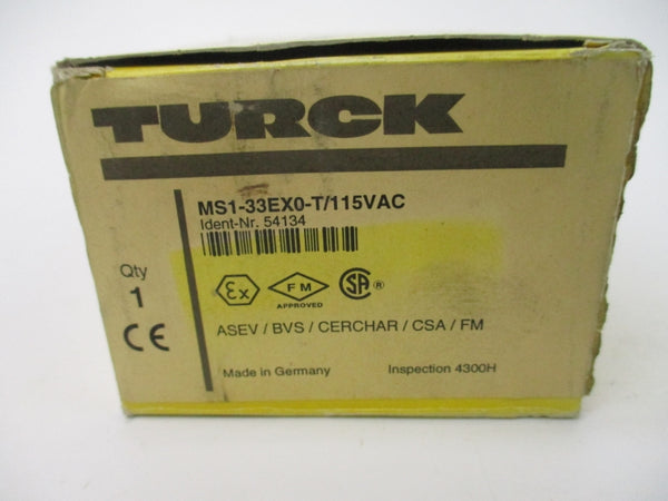 TURCK MS1-33EX0-T/115VAC 54134 90-132VAC NSMP