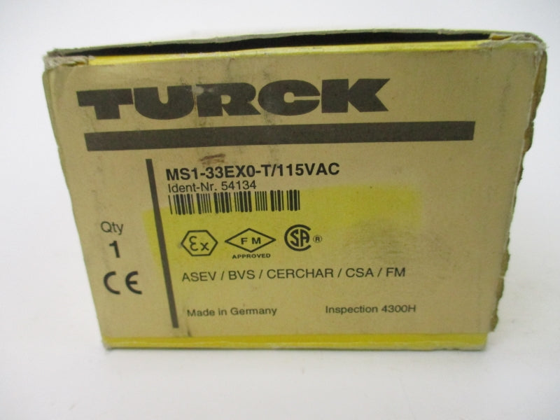 TURCK MS1-33EX0-T/115VAC 54134 90-132VAC NSMP