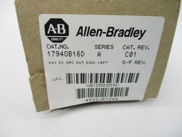 ALLEN BRADLEY 1794-OB16D SER. A 24VDC REV. B01 NSMP