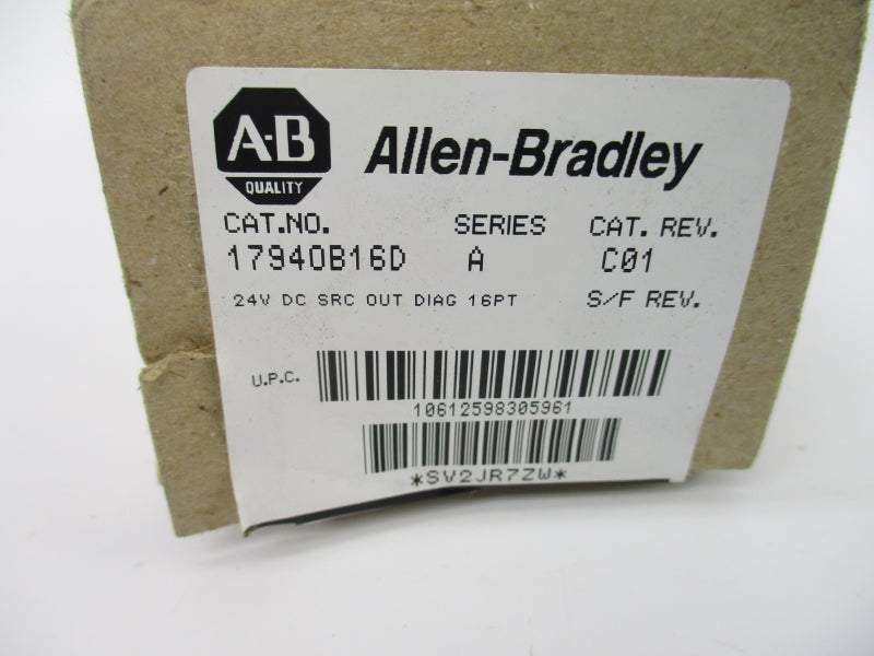 ALLEN BRADLEY 1794-OB16D SER. A 24VDC REV. B01 NSMP