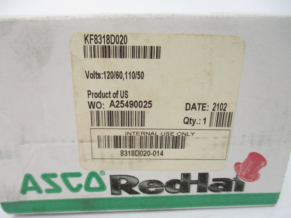 ASCO KF8318D020 110/120V 100PSI 1/4" NSMP