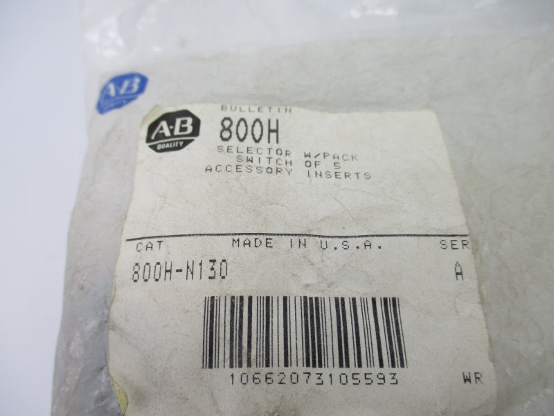 ALLEN BRADLEY 800H-N130 SER. A NSMP