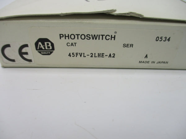 ALLEN BRADLEY 45FVL-2LHE-A2 SER. A 12-24VDC (WH) NSMP