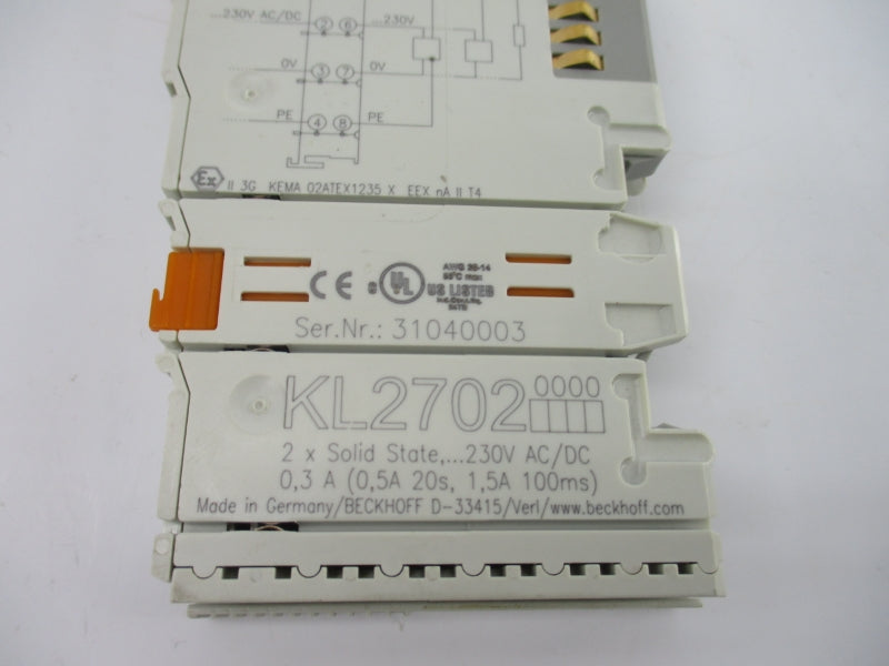 BECKHOFF KL2702 230VAC/DC 1.5A NSNP