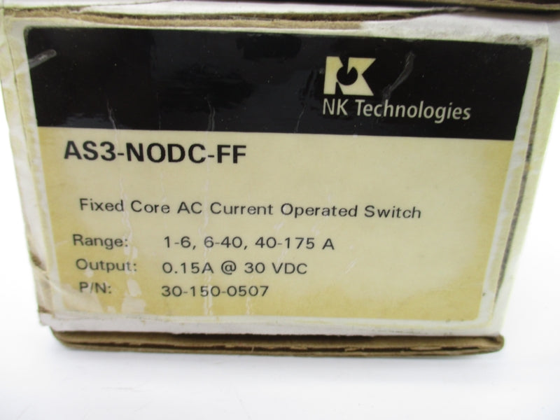 NK TECHNOLLOGIES AS3-NODC-FF 30VDC 0.15A NSMP