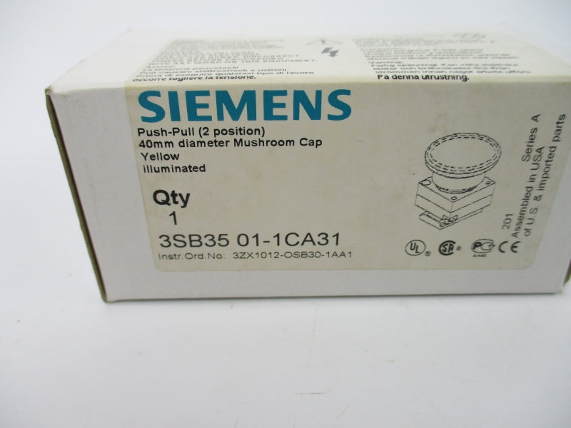 SIEMENS 3SB3501-1CA31 NSMP