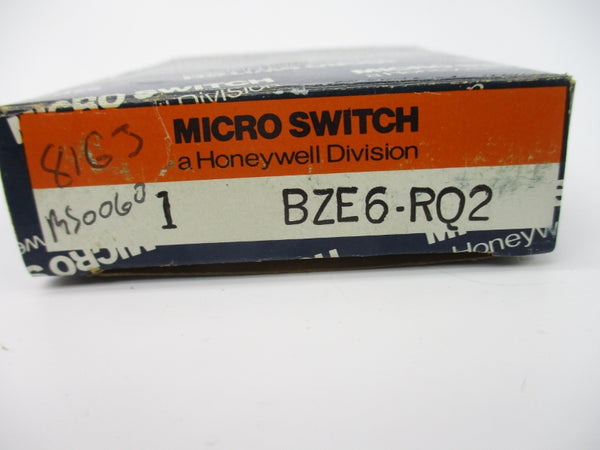 MICRO SWITCH BZE6-RQ2 480VAC 15A NSMP