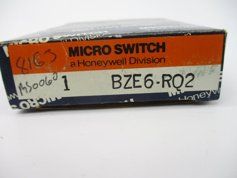 MICRO SWITCH BZE6-RQ2 480VAC 15A NSMP
