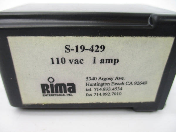 RIMA S-19-429 110VAC 1A NSNP