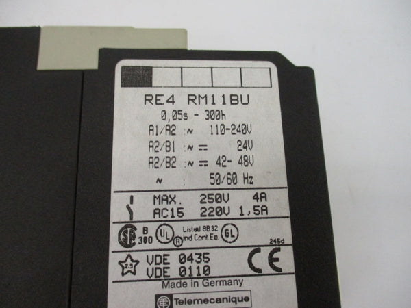 TELEMECANIQUE RE4RM11BU 110-240V 4A 0.05S-300H NSNP