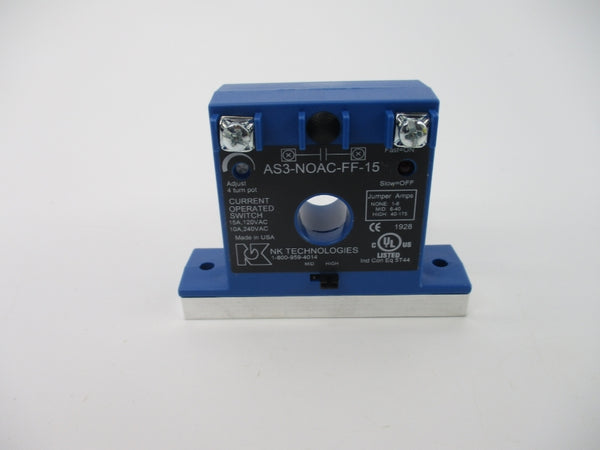 NK TECHNOLOGIES AS3-NOAC-FF-15 301000405 120/240VAC 10/15A NSMP