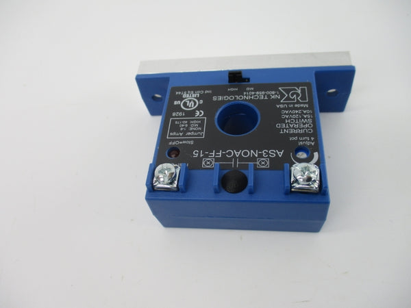 NK TECHNOLOGIES AS3-NOAC-FF-15 301000405 120/240VAC 10/15A NSMP