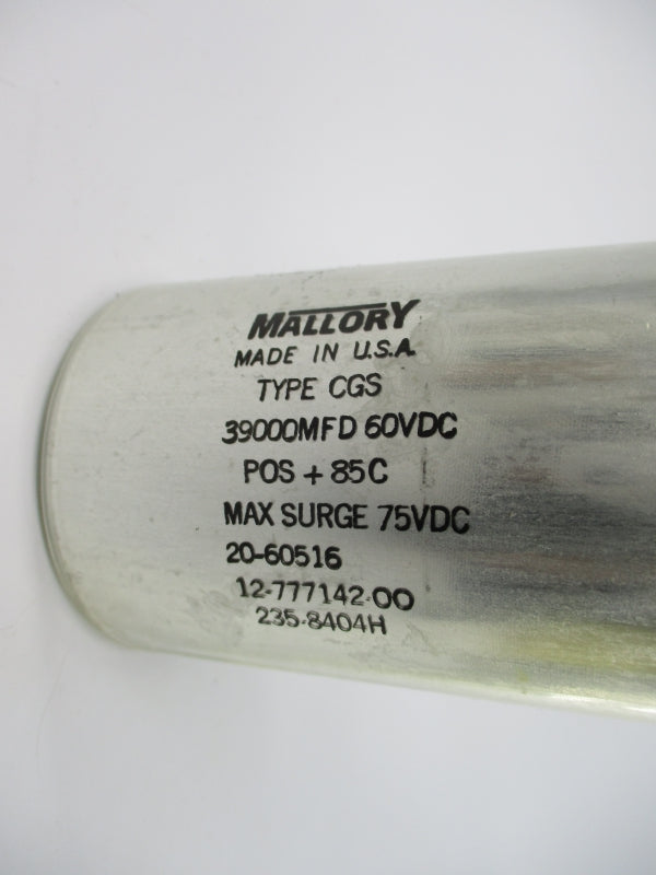 MALLORY 12-777142-00 75VDC NSNP
