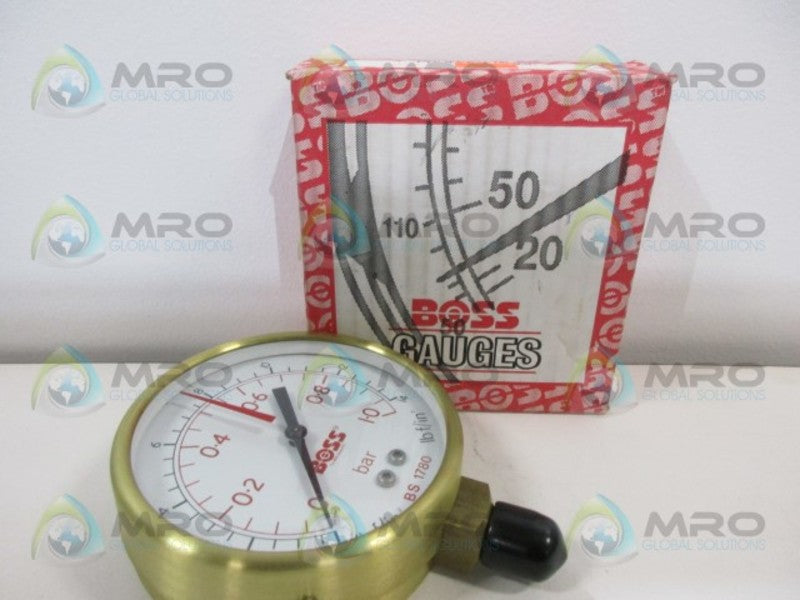 BOSS GAUGES BS1780 PRESSURE GAUGE NSMP