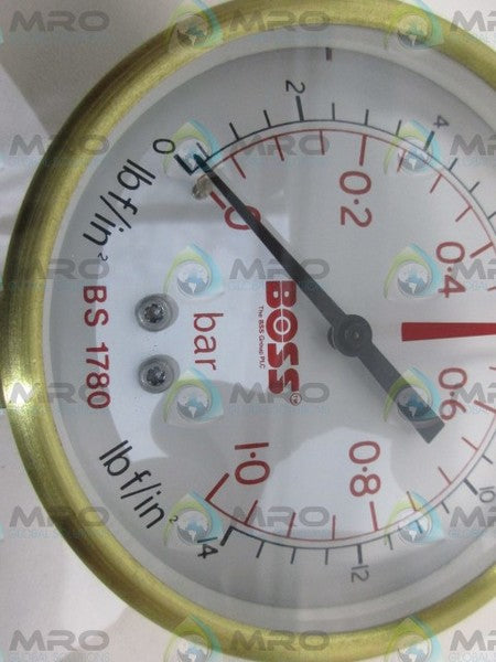 BOSS GAUGES BS1780 PRESSURE GAUGE NSMP