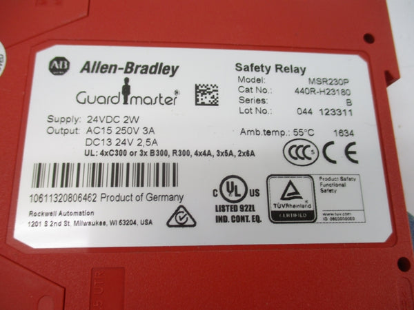 ALLEN BRADLEY 440R-H23180 SER. B 24VDC 2.5A NSNP