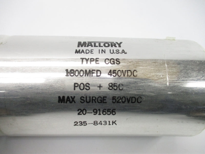 MALLORY CGS 20-91656 235-8431K 520VDC NSNP
